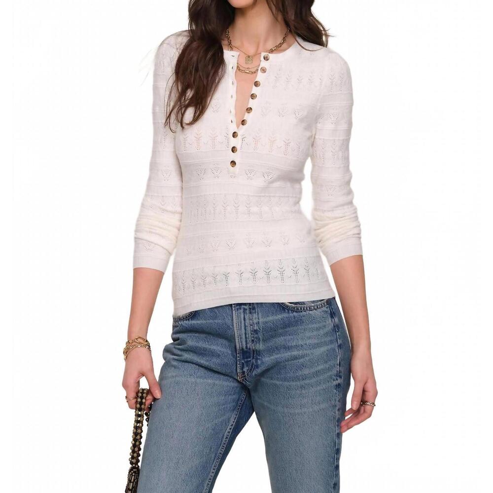 NEW HEARTLOOM daisy top in ivory